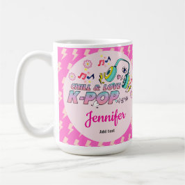 Taza De Café Estrella de música K-Pop Chica coreana de cumpleañ