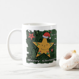 Taza De Café Estrella de pan de jengibre navideño