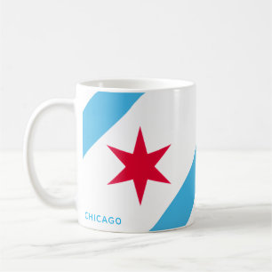 Taza De Café Estrella de seis puntas de Chicago