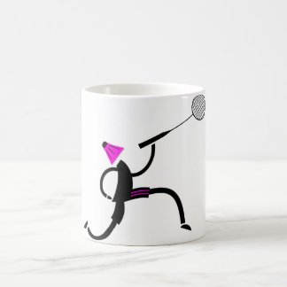 Taza De Café estrella del bádminton