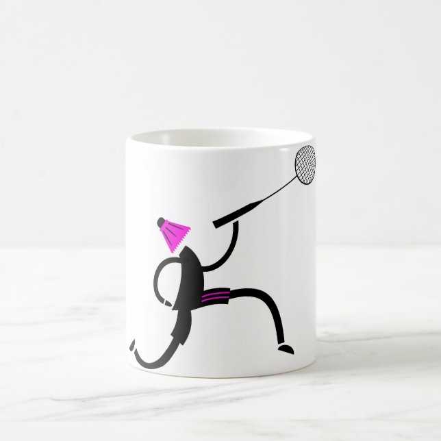 Taza De Café estrella del bádminton (Centro)