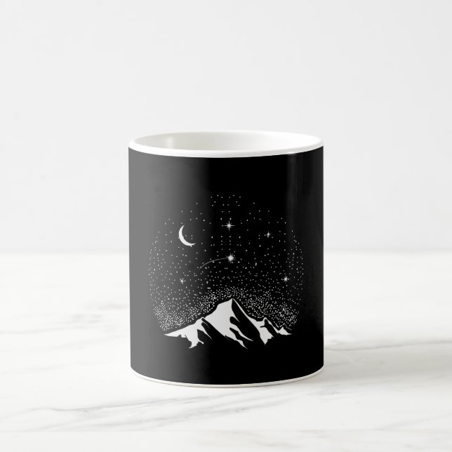 Taza De Café Estrella del disparo del aficionado a la astronomí (Centro)