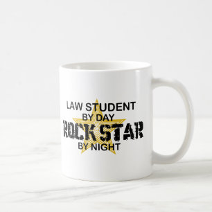 Taza De Café Estrella del rock del estudiante de Derecho