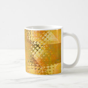 Taza De Café Estrella dorada de media tonalidad
