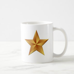Taza De Café Estrella dorada Felicitaciones Mug