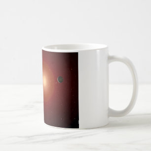 Taza De Café Estrella enana roja y Exoplanets