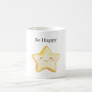 Taza De Café Estrella Feliz