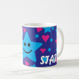 Taza De Café Estrella feliz