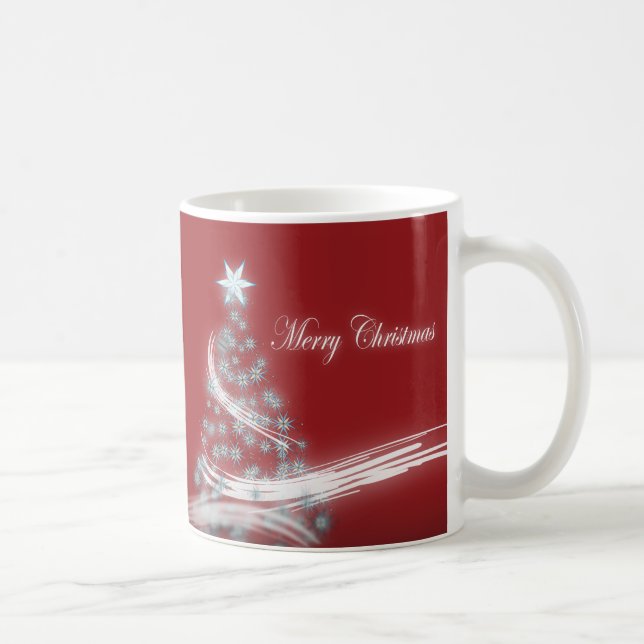 Taza De Café Estrella festiva Navidades de Moda Evergreen (Derecha)