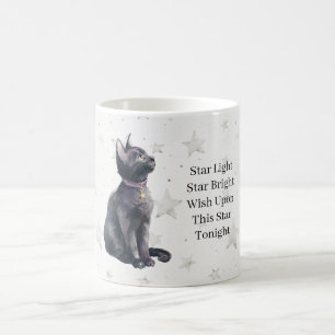 Taza De Café Estrella Ligera Estrella Brillante Deseo