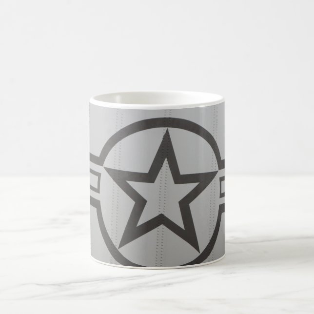 Taza De Café Estrella militar Mug (Centro)