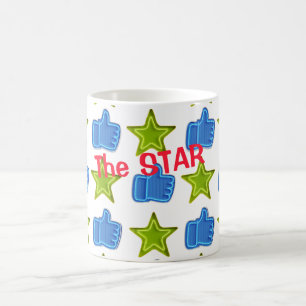 Taza De Café Estrella personalizar y Rótulo similar
