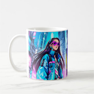 Taza De Café Estrella pop futurista 0002