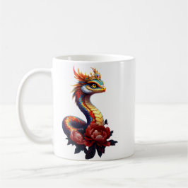 Taza De Café Estrella real serpiente del universo.