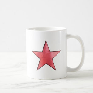 Taza De Café Estrella roja