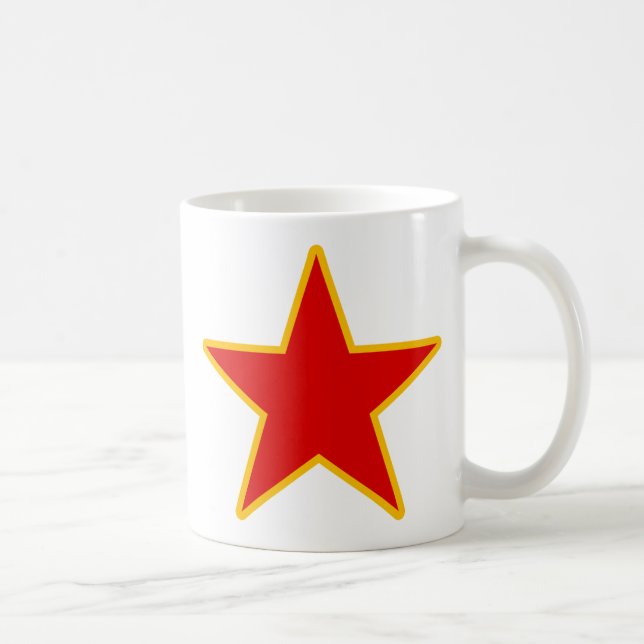 Taza De Café Estrella roja comunista (Derecha)