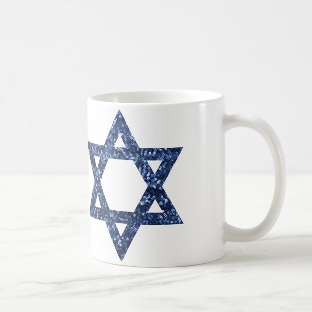 Taza De Café estrella secuencial de david (Derecha)