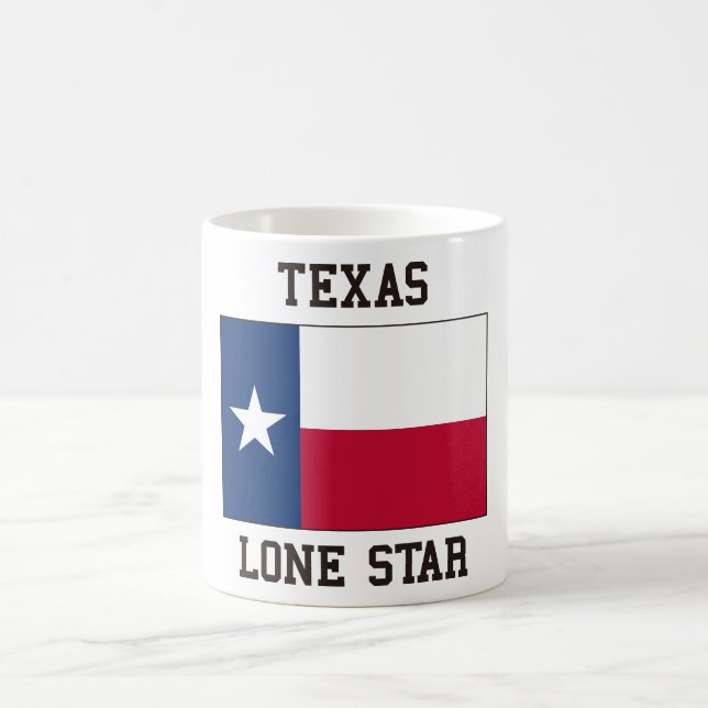 Taza De Café Estrella solitaria de Tejas (Centro)