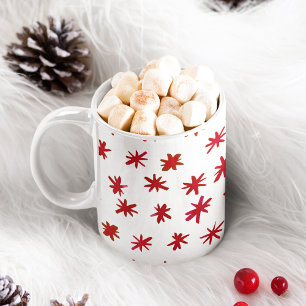 Taza De Café Estrellas acuáticas - rojo