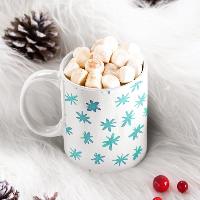 Taza De Café Estrellas acuáticas - turquesa (Subido por el creador)