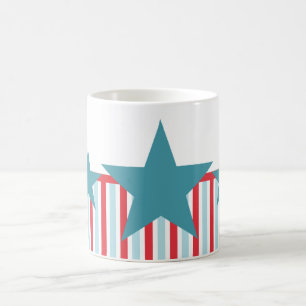 Taza De Café Estrellas audaces y estriberas