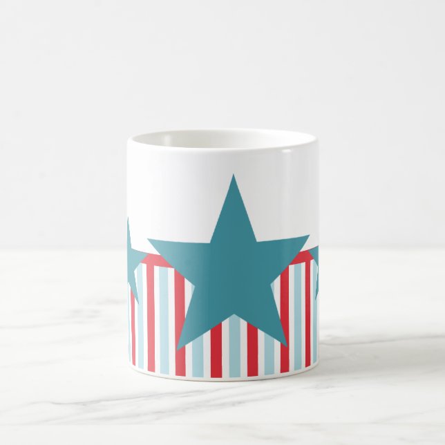 Taza De Café Estrellas audaces y estriberas (Centro)