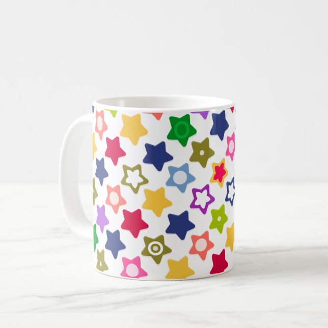 Taza De Café Estrellas brillantes (Anverso izquierdo)