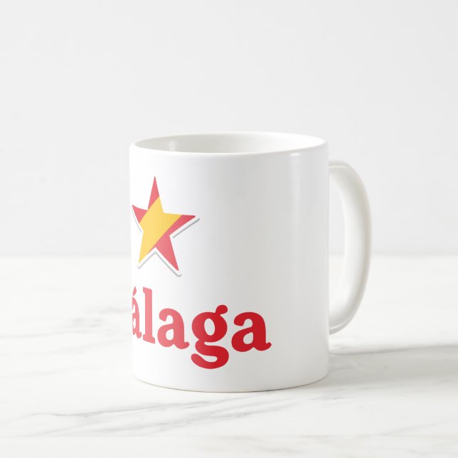 Taza De Café Estrellas de España - Málaga (Anverso derecho)