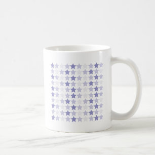 Taza De Café Estrellas de Ombre Azul Patriótico