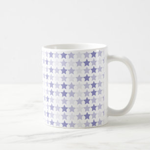Taza De Café Estrellas de Ombre Azul Patriótico