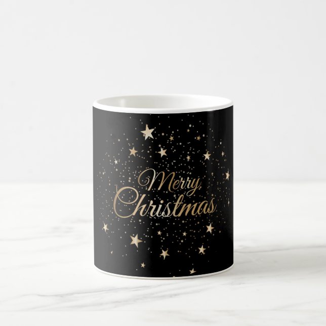 Taza De Café Estrellas de oro de los navidades (Centro)