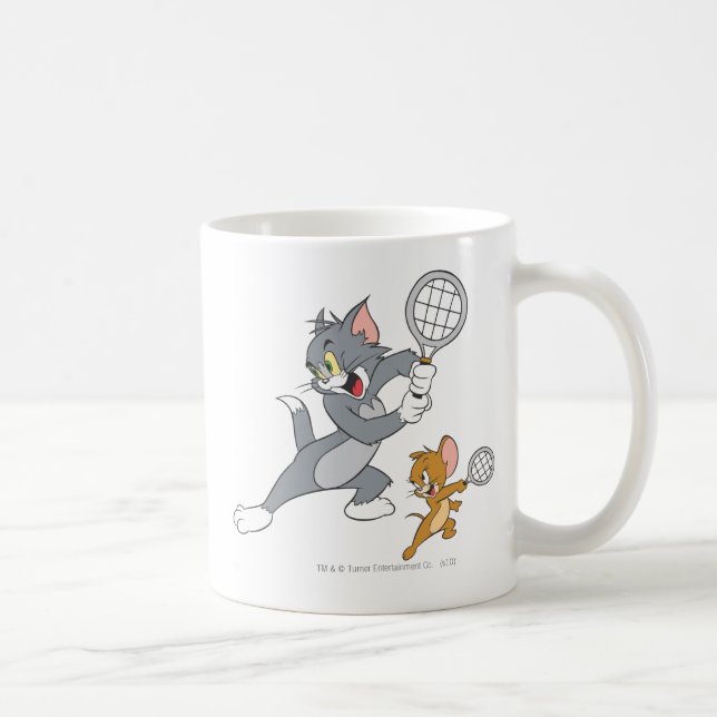 Taza De Café Estrellas de tenis Tom y Jerry 1 (Derecha)
