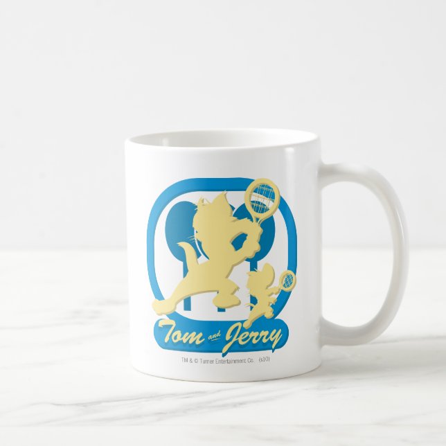 Taza De Café Estrellas de tenis Tom y Jerry 3 (Derecha)