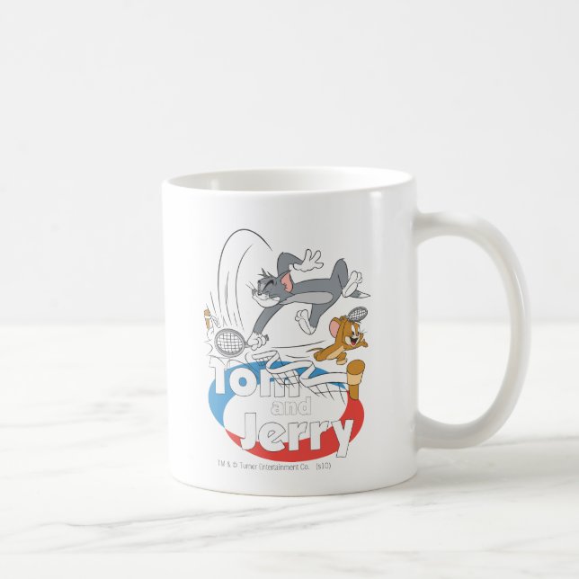 Taza De Café Estrellas de tenis Tom y Jerry 7 (Derecha)