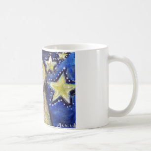 Taza De Café Estrellas de trigo suavemente revestidas de
