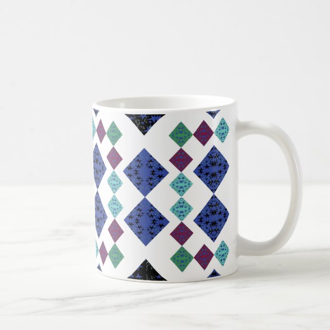 Taza De Café Estrellas Diamantes (Derecha)