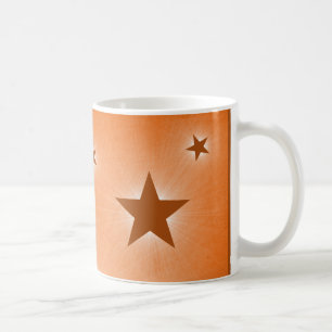Taza De Café Estrellas en la noche Sky Mug, Naranja