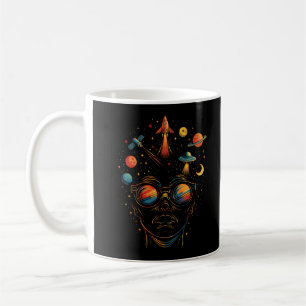 Taza De Café Estrellas en mis ojos Espacio psicodélico Ciencia 