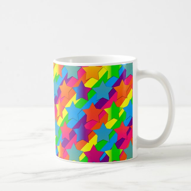 Taza De Café Estrellas en rayas CAFFEE MUG (Derecha)