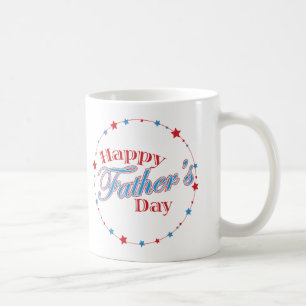 Taza De Café Estrellas felices del día de padre