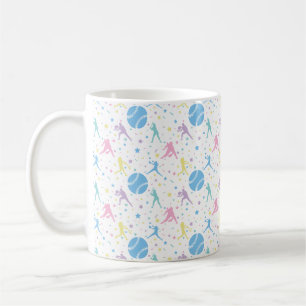 Taza De Café Estrellas Jugadoras de Softbol Femenino