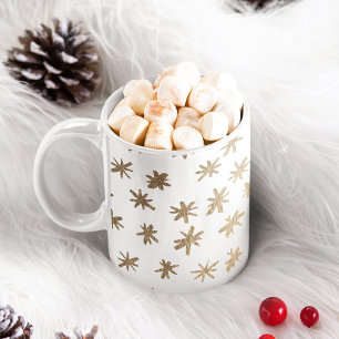 Taza De Café Estrellas metálicas - oro