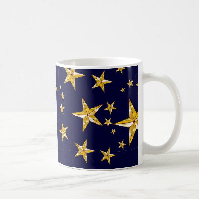 Taza De Café Estrellas patrióticas (Derecha)