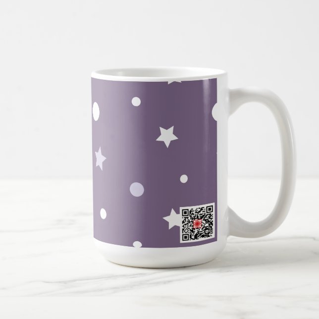 Taza De Café Estrellas púrpuras (Derecha)