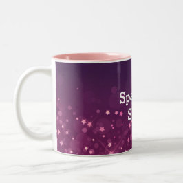 Taza De Café Estrellas rosadas de Bokeh