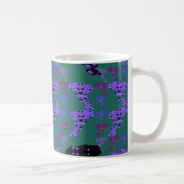 Taza De Café Estrellas Rosas (Derecha)