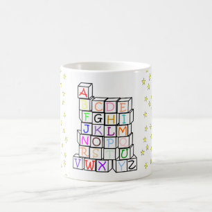Taza De Café ¡Estrellas y bloques!