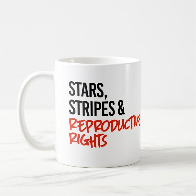 Taza De Café Estrellas y derechos reproductivos (Izquierda)