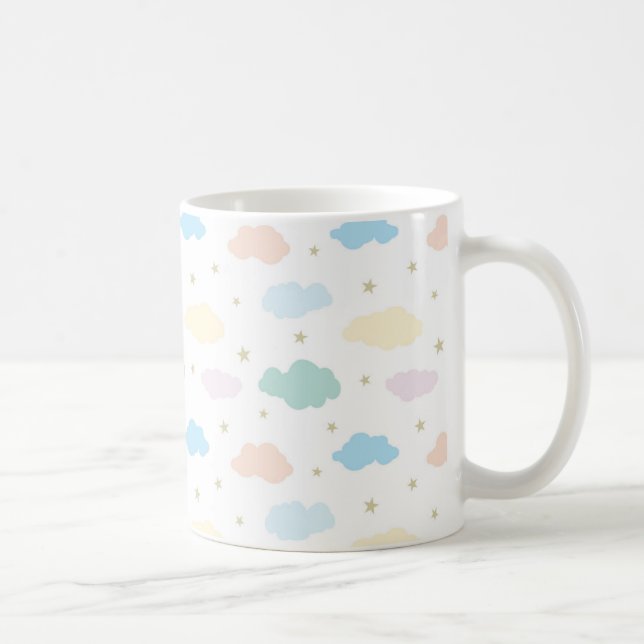 Taza De Café Estrellas y nubes pastorales (Derecha)