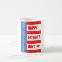 Estrellas y rayas del Día del Padre Feliz